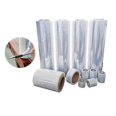 جودة  50mm Soft LDPE Stretch Film Roll Transparent LDPE Sheet For Machine Wrap مصنع