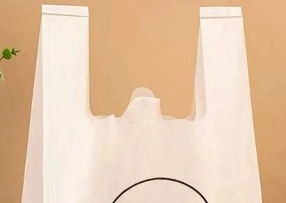 حقائب حاملات السترات البلاستيكية البيضاء T-Shirt حقائب التسوق