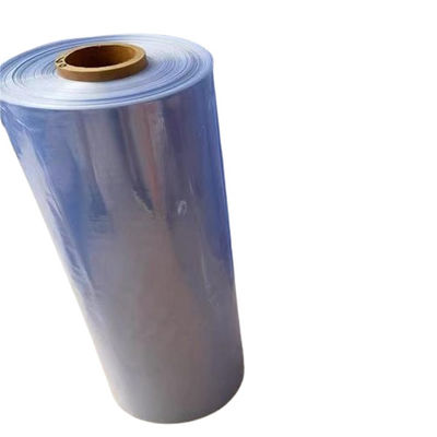 فيلم PVC شفاف الأزرق البوليفينيل كلوريد 30 ميكرون PVC حرارة تقلص لف لف