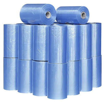 فيلم PVC شفاف الأزرق البوليفينيل كلوريد 30 ميكرون PVC حرارة تقلص لف لف