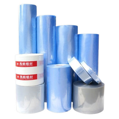 فيلم PVC الأزرق الشفاف يضيق المقاومة للشق ≥45Mpa 350mm-810mm