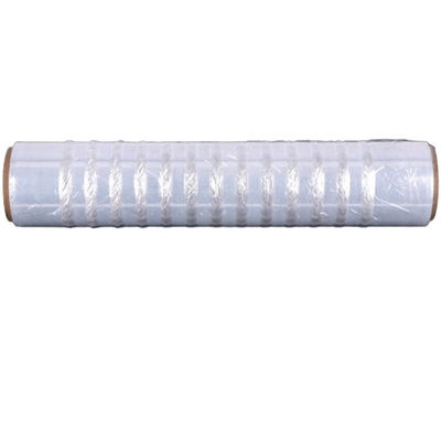 فيلم التمدد الشفاف من LDPE 420mm x 1200m غلاف المواد الممتدة المسبقة